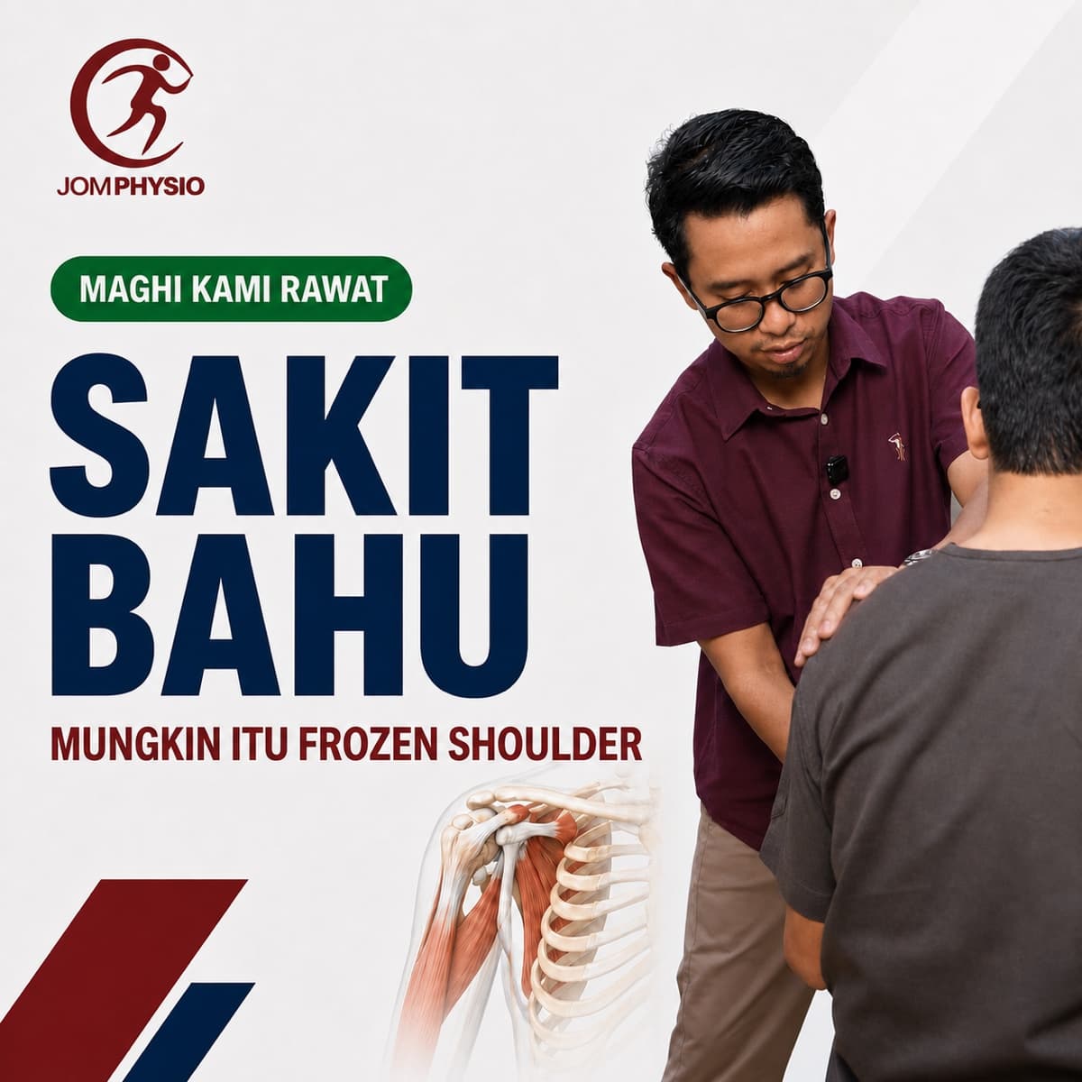 Poster sakit bahu yang dihasilkan menggunakan Codex