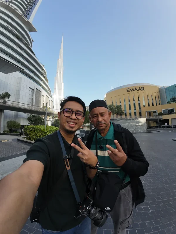 DrQIM mencipta memori perjalanan bersama ayah di Dubai