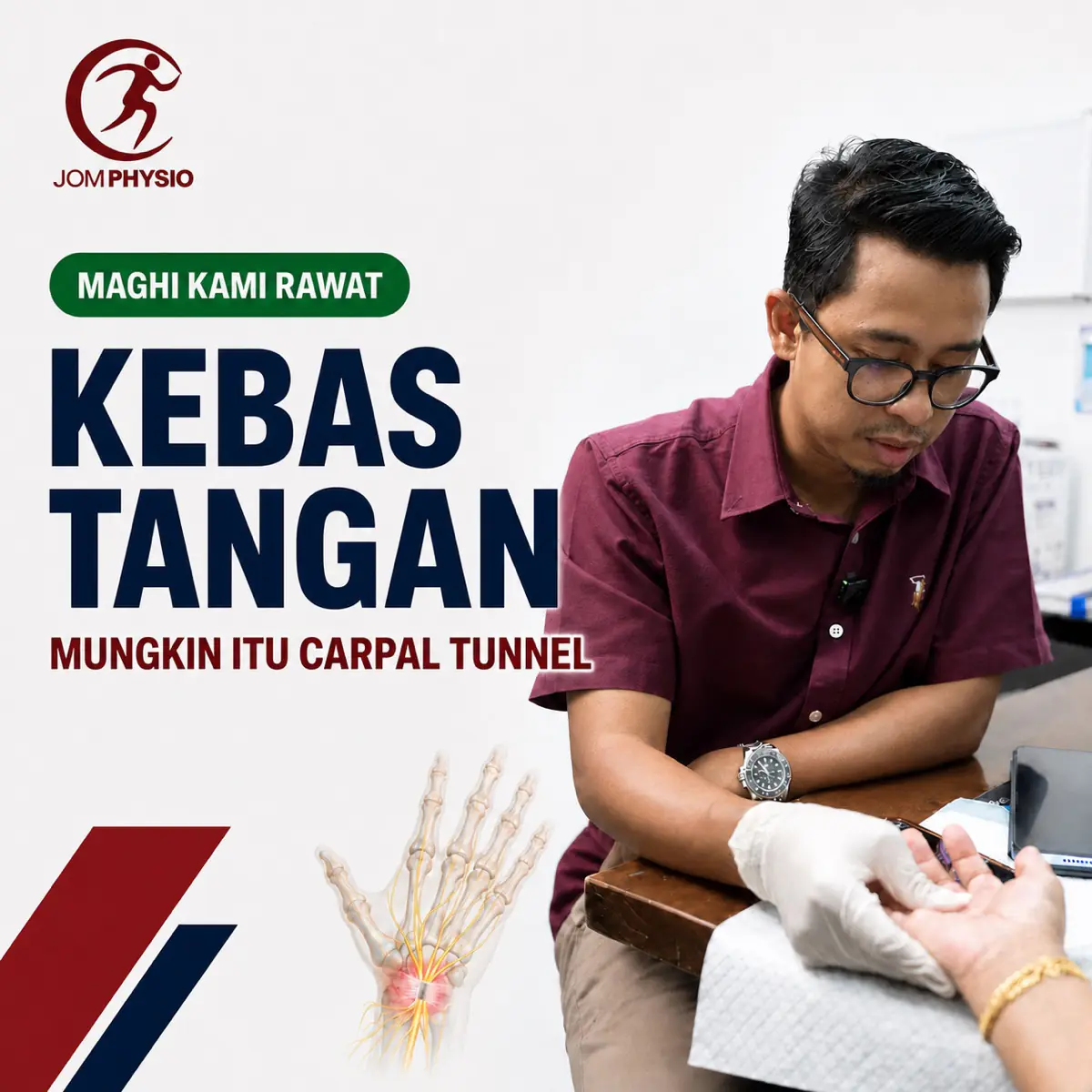 Poster JomPhysio kebas tangan