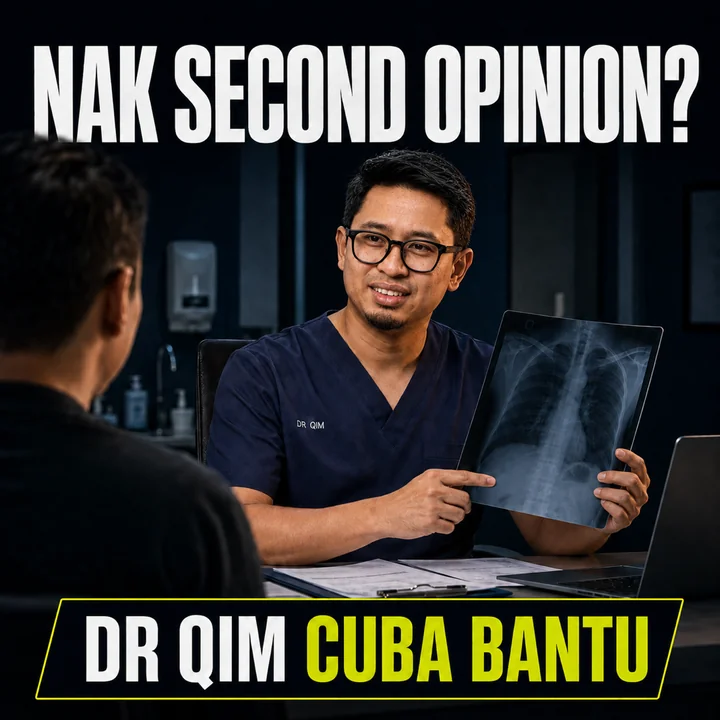 Contoh poster AI untuk servis SECOND OPINION