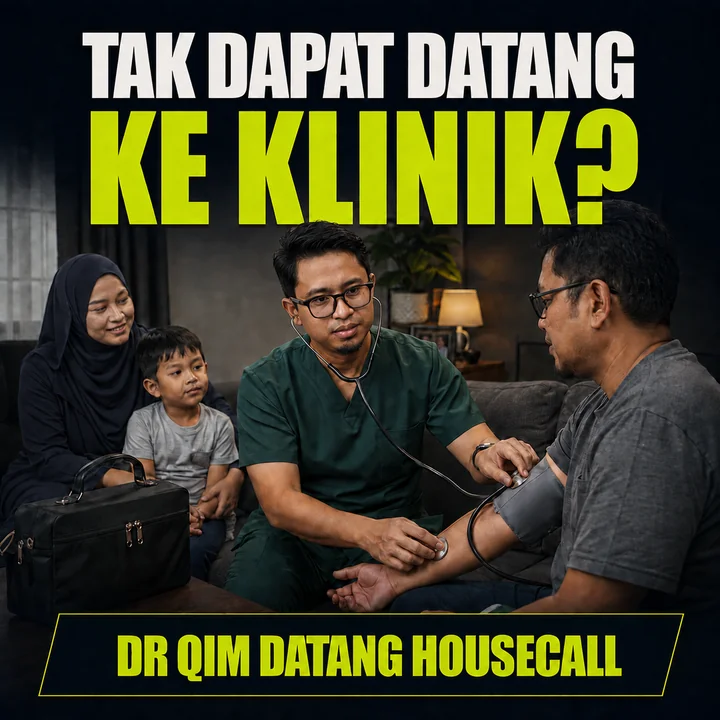 Contoh poster AI untuk servis HOUSECALL