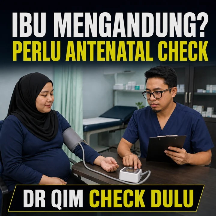Contoh poster AI untuk servis ANTENATAL